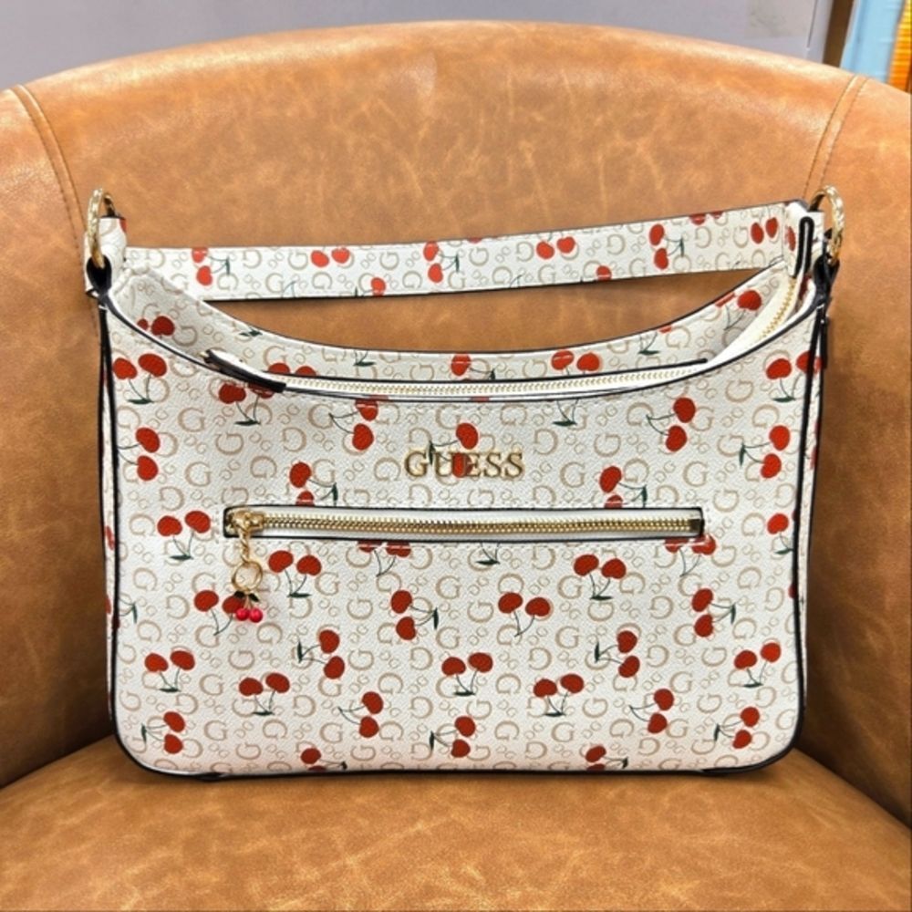NEW Guess Cherry Shoulder Handbag - Picture 1 of 5